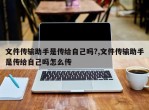 文件传输助手是传给自己吗?,文件传输助手是传给自己吗怎么传