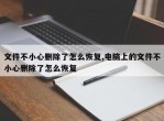 文件不小心删除了怎么恢复,电脑上的文件不小心删除了怎么恢复